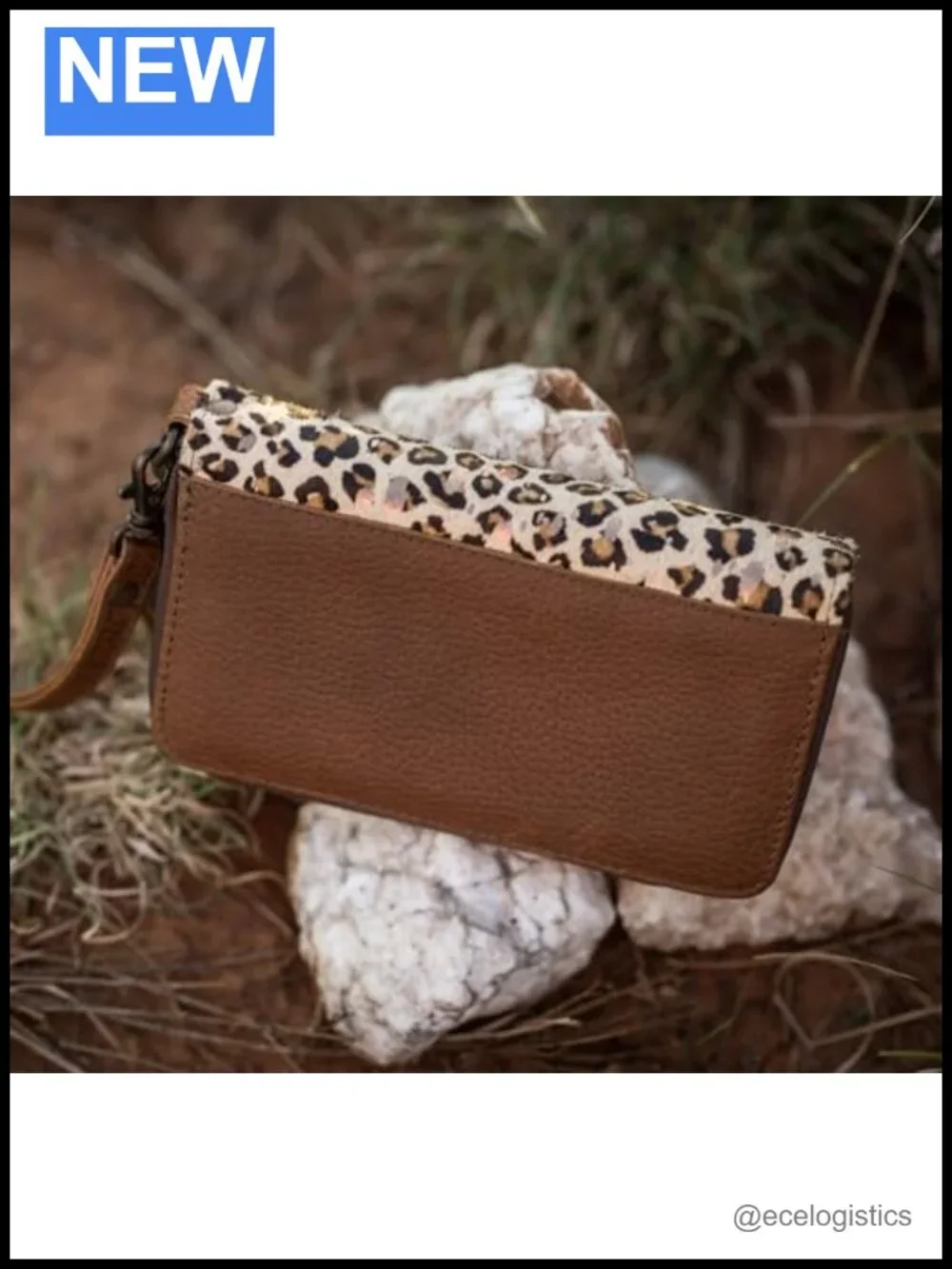 Genuine Full Grain Leather Multifunctional Travel Organizer Clutch Wristlet
